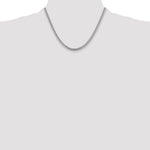 14k White Gold 4.25mm Solid Miami Cuban Chain