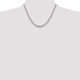 14k White Gold 4.25mm Solid Miami Cuban Chain