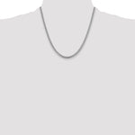 14k White Gold 4.25mm Solid Miami Cuban Chain