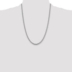 14k White Gold 4.25mm Solid Miami Cuban Chain