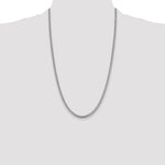 14k White Gold 4.25mm Solid Miami Cuban Chain