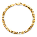 14k 4.3mm Solid Miami Cuban Chain