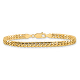 14k 4.3mm Solid Miami Cuban Chain