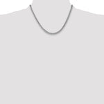 14k White Gold 4.3mm Solid Miami Cuban Chain