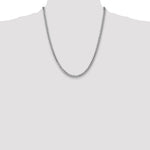 14k White Gold 4.3mm Solid Miami Cuban Chain