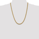 14k 5mm Solid Miami Cuban Chain