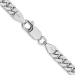 14k White Gold 5mm Solid Miami Cuban Chain