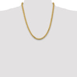 14k 5.5mm Solid Miami Cuban Chain