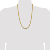 14k 5.5mm Solid Miami Cuban Chain
