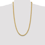 14k 5.5mm Solid Miami Cuban Chain
