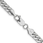 14k White Gold 5.5mm Solid Miami Cuban Chain