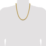 14k 6.25mm Solid Miami Cuban Chain