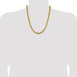 14k 6.25mm Solid Miami Cuban Chain