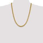 14k 6.25mm Solid Miami Cuban Chain
