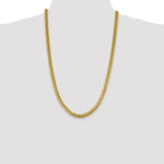 14k 6.25mm Solid Miami Cuban Chain
