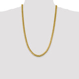 14k 6.25mm Solid Miami Cuban Chain