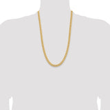 14k 6.75mm Solid Miami Cuban Chain