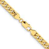 14k 6.75mm Solid Miami Cuban Chain