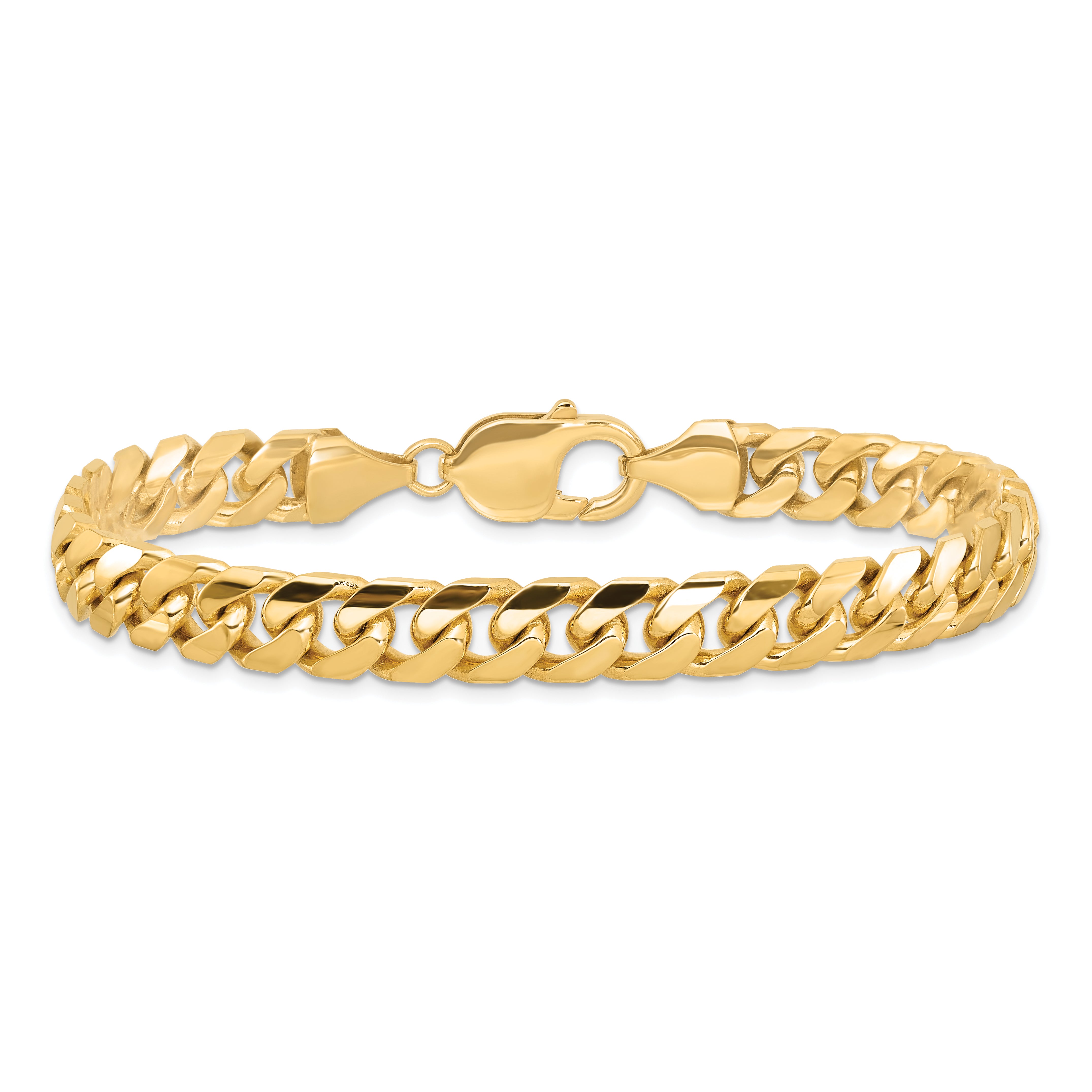 14k 8mm Solid Miami Cuban Chain