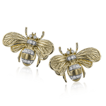 Earring in 18k Gold with Diamonds