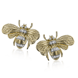 Earring in 18k Gold with Diamonds