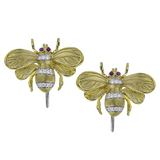 Earring in 18k Gold with Diamonds