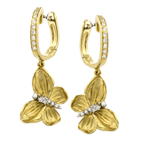 Earring in 18k Gold with Diamonds