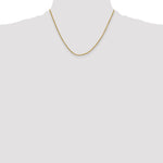 14k 2.0mm Semi-solid D/C Rope Chain