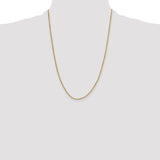 14k 2.0mm Semi-solid D/C Rope Chain