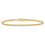 14k 2.0mm Semi-solid D/C Rope Chain