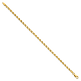 14k 3.0mm Semi-solid D/C Rope Chain