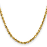 14k 4.0mm Semi-solid D/C Rope Chain