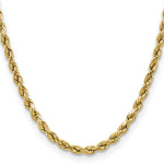 14k 4.9mm Semi-solid D/C Rope Chain