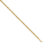 14k 4.9mm Semi-solid D/C Rope Chain