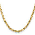 14k 5.5mm Semi-solid D/C Rope Chain