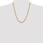 14k 5.5mm Semi-solid D/C Rope Chain