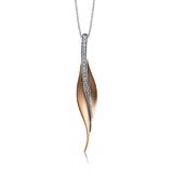 Pendant in 18k Gold with Diamonds