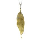 Pendant in 18k Gold with Diamonds