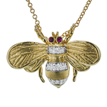Pendant in 18k Gold with Diamonds