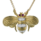 Pendant in 18k Gold with Diamonds