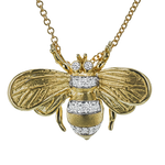 Pendant in 18k Gold with Diamonds