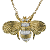 Pendant in 18k Gold with Diamonds