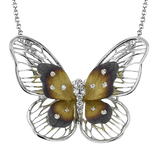 Pendant in 18k Gold with Diamonds
