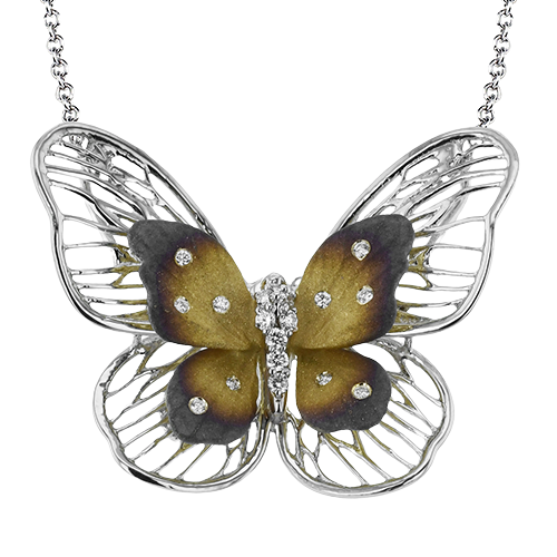 Pendant in 18k Gold with Diamonds