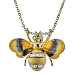 Pendant in 18k Gold with Diamonds