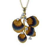 Pendant in 18k Gold with Diamonds