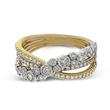 Right Hand Ring in 18k Gold with Diamonds