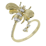 Right Hand Ring in 18k Gold with Diamonds