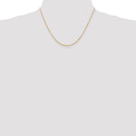 14k 1.5mm Ultra D/C Lightweight Rope Chain
