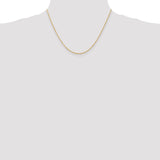 14k 1.5mm Ultra D/C Lightweight Rope Chain
